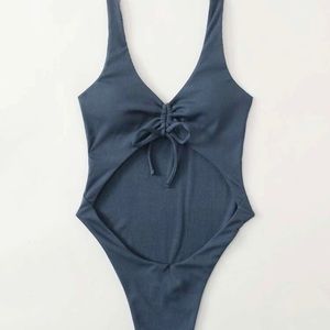 ‼️SOLD‼️ One piece swimsuit navy monokini
